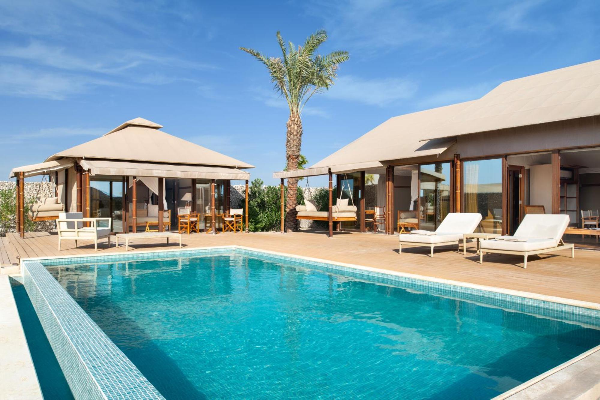 The Outpost Al Barari Camp Hotel Mesaieed Exterior photo
