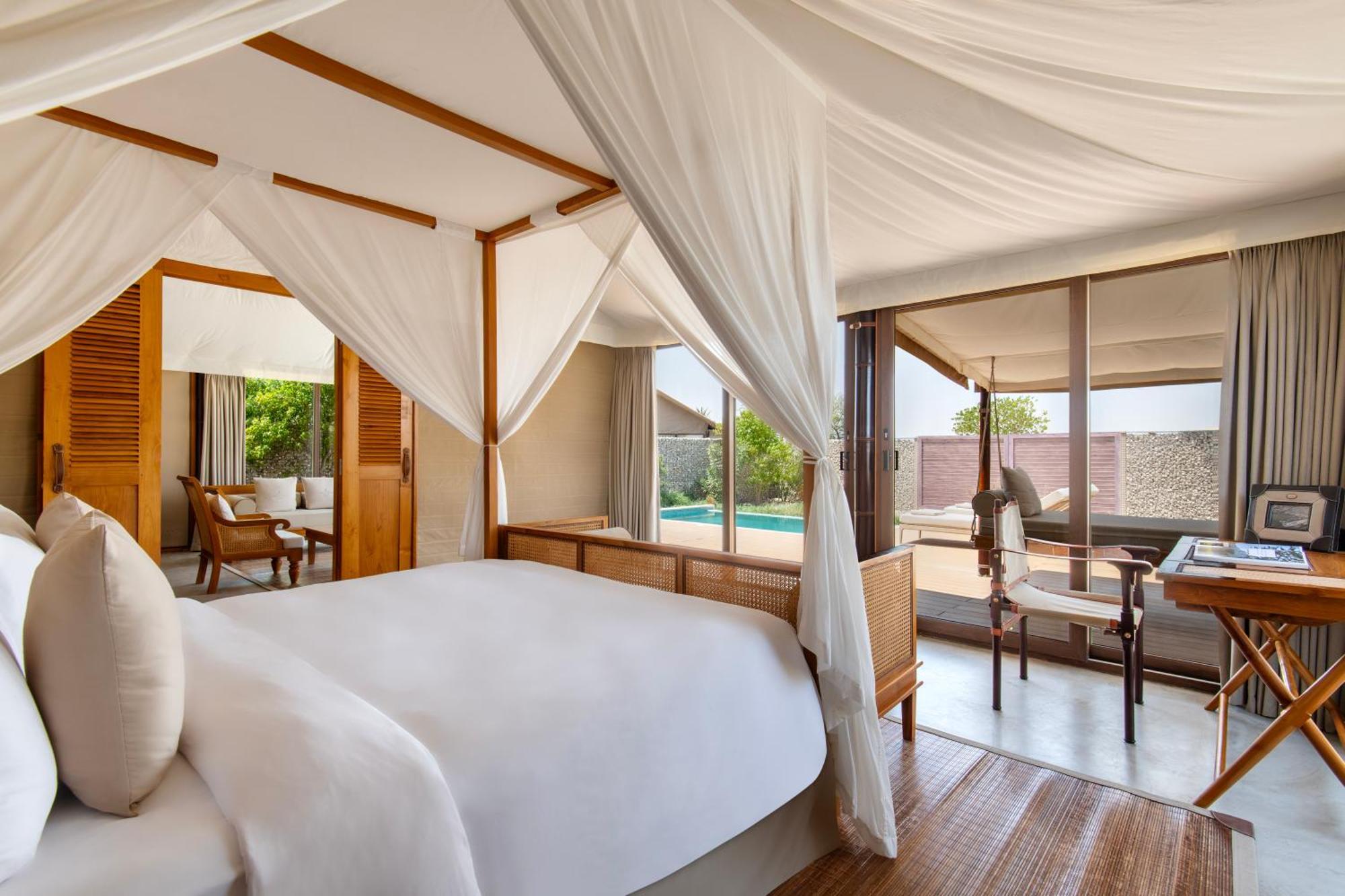 The Outpost Al Barari Camp Hotel Mesaieed Exterior photo