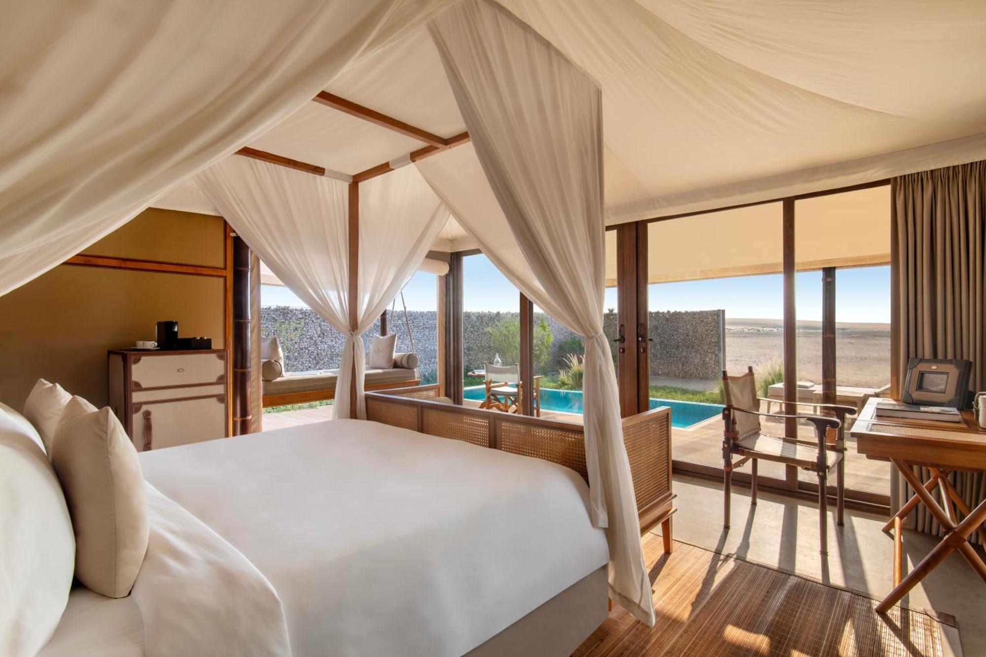 The Outpost Al Barari Camp Hotel Mesaieed Exterior photo