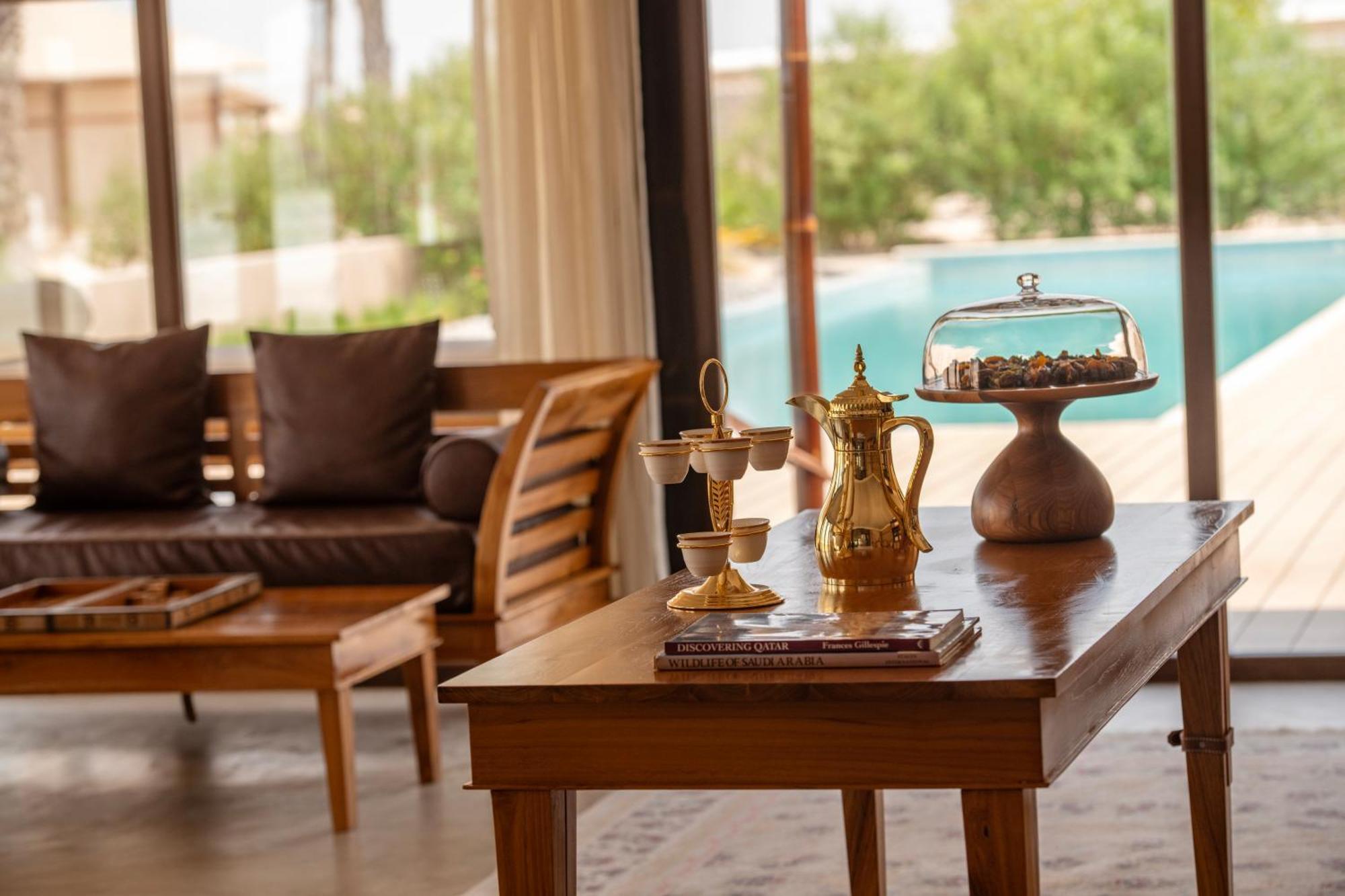 The Outpost Al Barari Camp Hotel Mesaieed Exterior photo