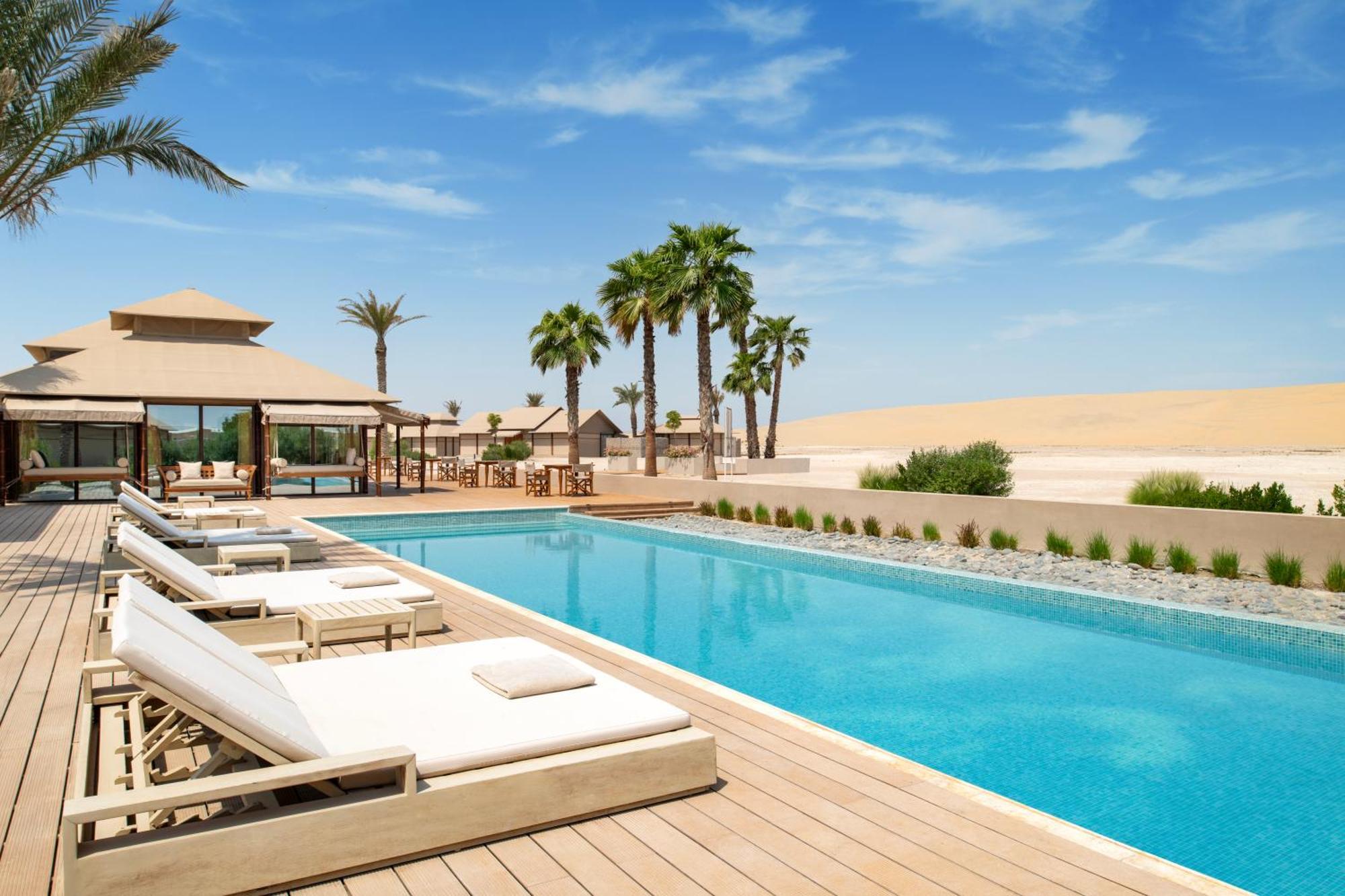 The Outpost Al Barari Camp Hotel Mesaieed Exterior photo